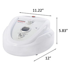 Kendal 2 in 1 Professional Diamond Microdermabrasion Machine with dimensions displayed. It is an ideal device purchase.