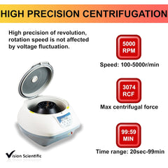 Image showing High Precision Centrifugation of the Device in detail. It is a great value purchase.